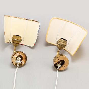 JOSEF FRANK, a pair of model 2143 wall lights, Firma Svenskt Tenn.