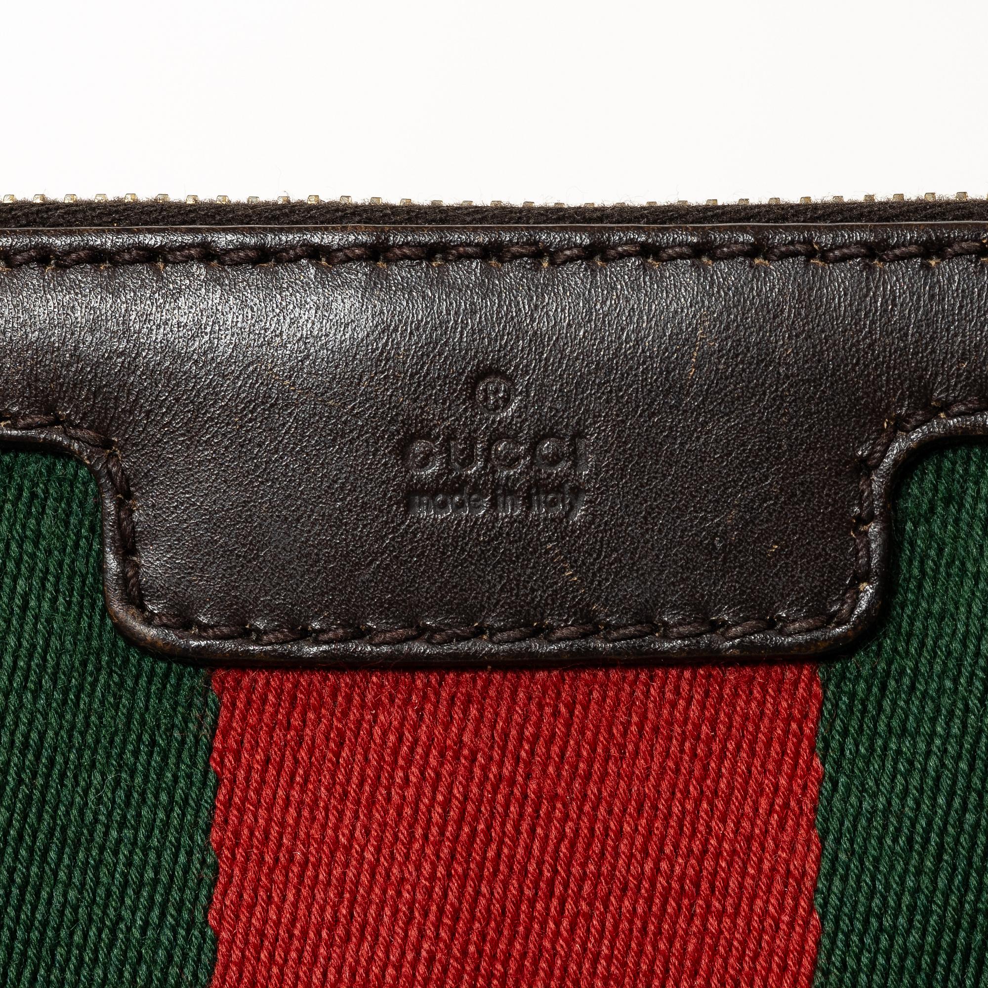 Gucci, Bag, "Vintage Web Saddle GG Bag".