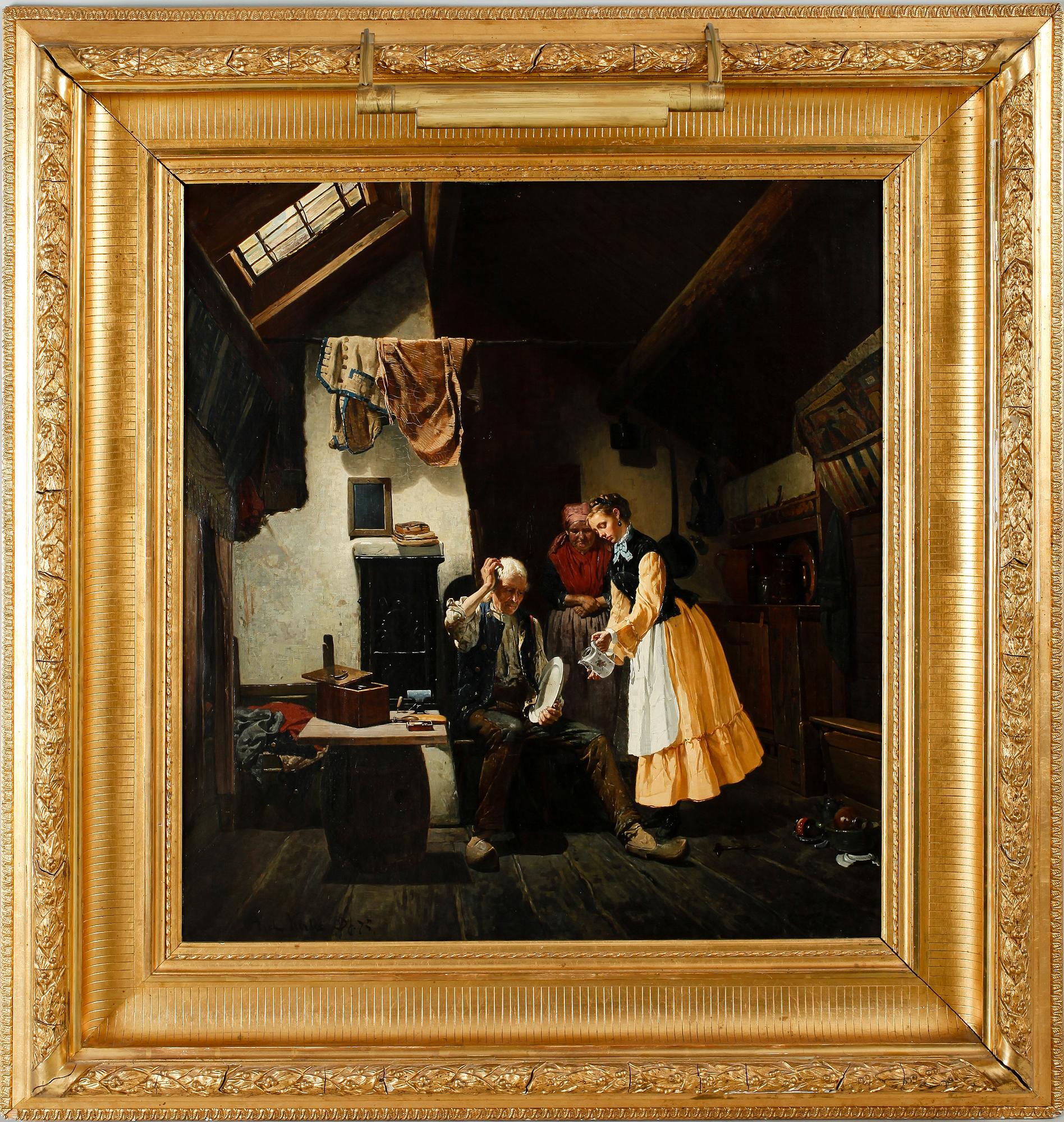 AXEL KULLE, olja på duk, sign och dat -75.