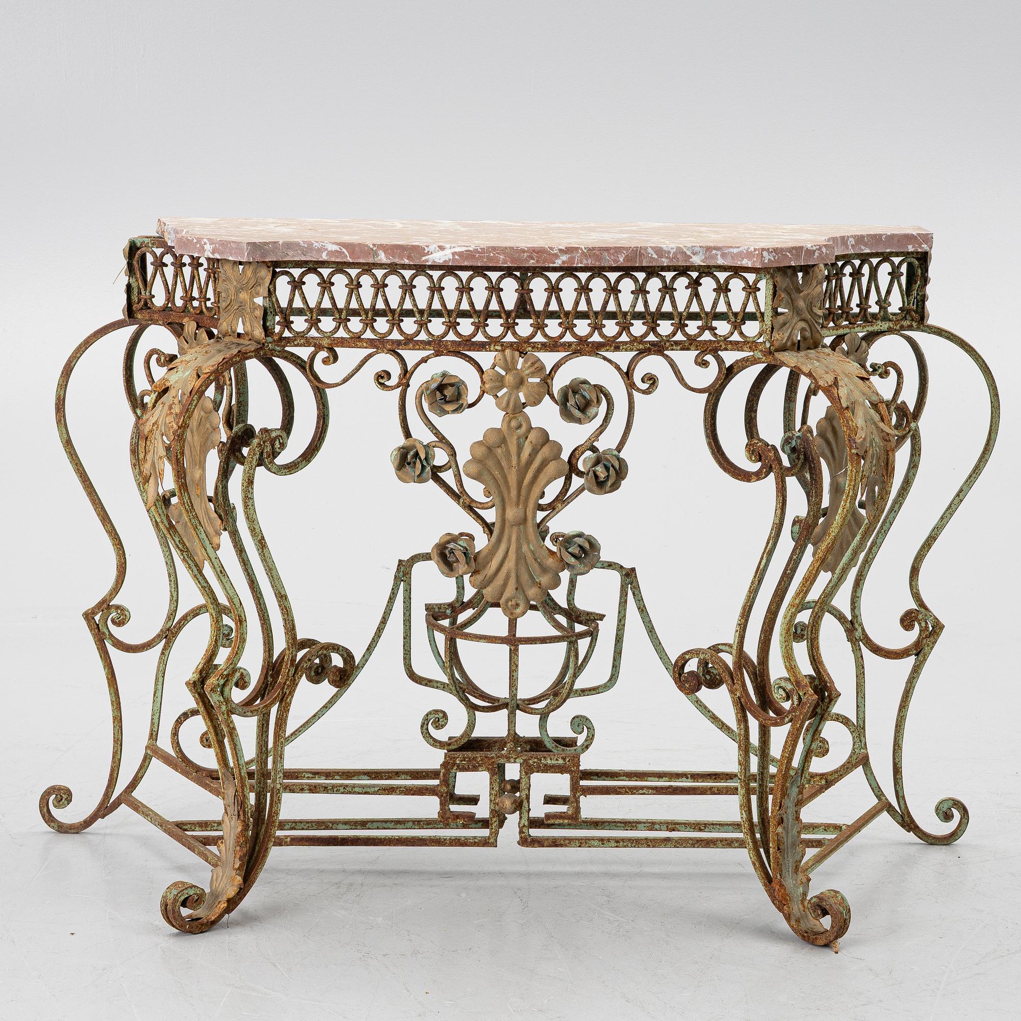 Console table, probably Italy, second half of the 20th century.