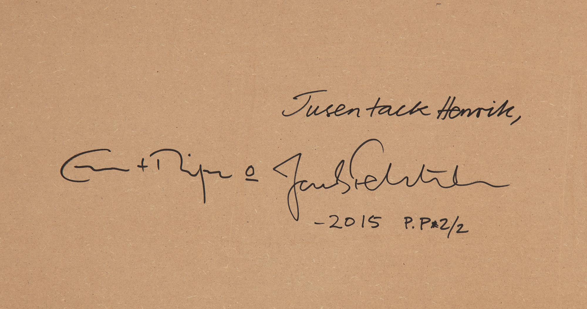 Ernst Billgren & Jacob Felländer, Utan titel.