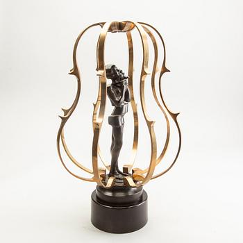 Fernandez Arman, a bronze sculpture signed and numbered 7/100.