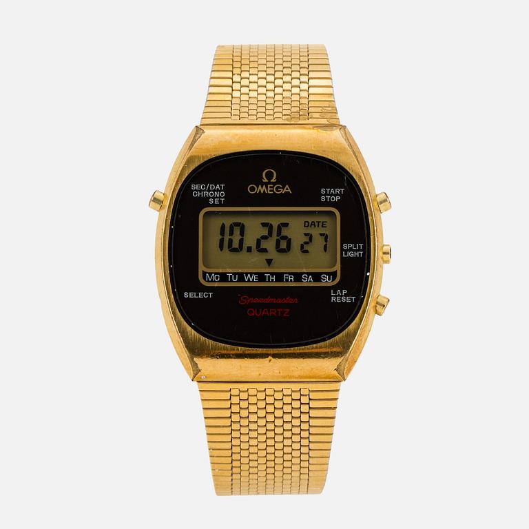 OMEGA, Speedmaster Quartz, armbandsur, 34 mm,