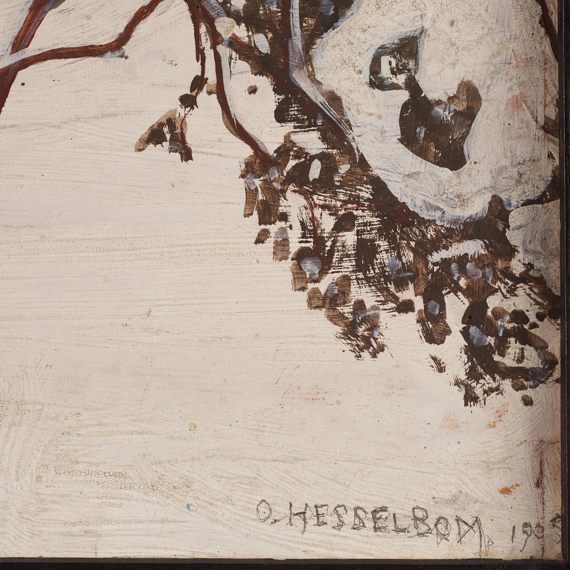 Otto Hesselbom, "Snötyngd tall".