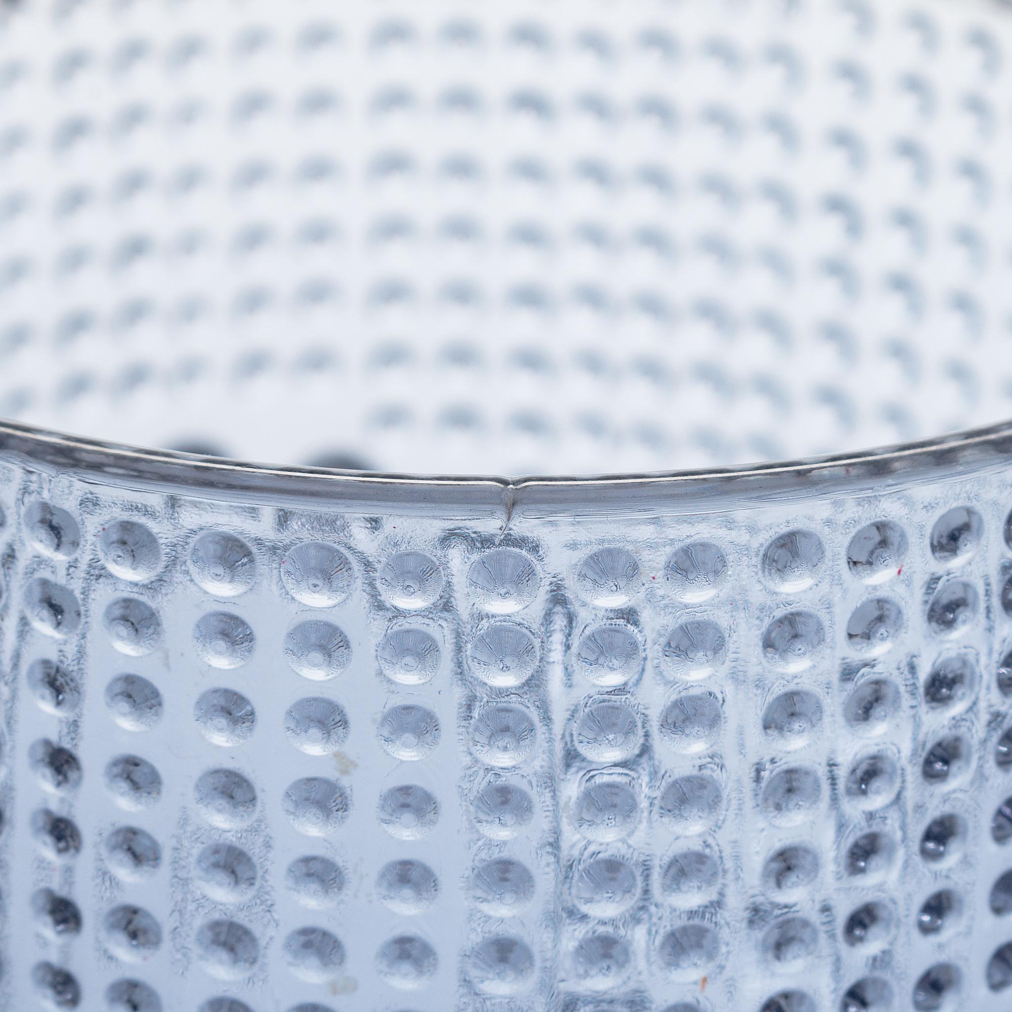 Nanny Still, servisdelar, 19 st, glas, "Grapponia", Riihimäen Lasi, Finland. Serien formgiven 1968.