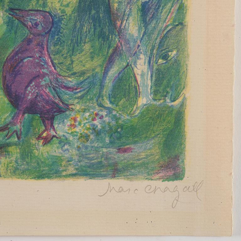 Marc Chagall, "Abdullah discovered before him.." from "Four Tales from the Arabian Nights".