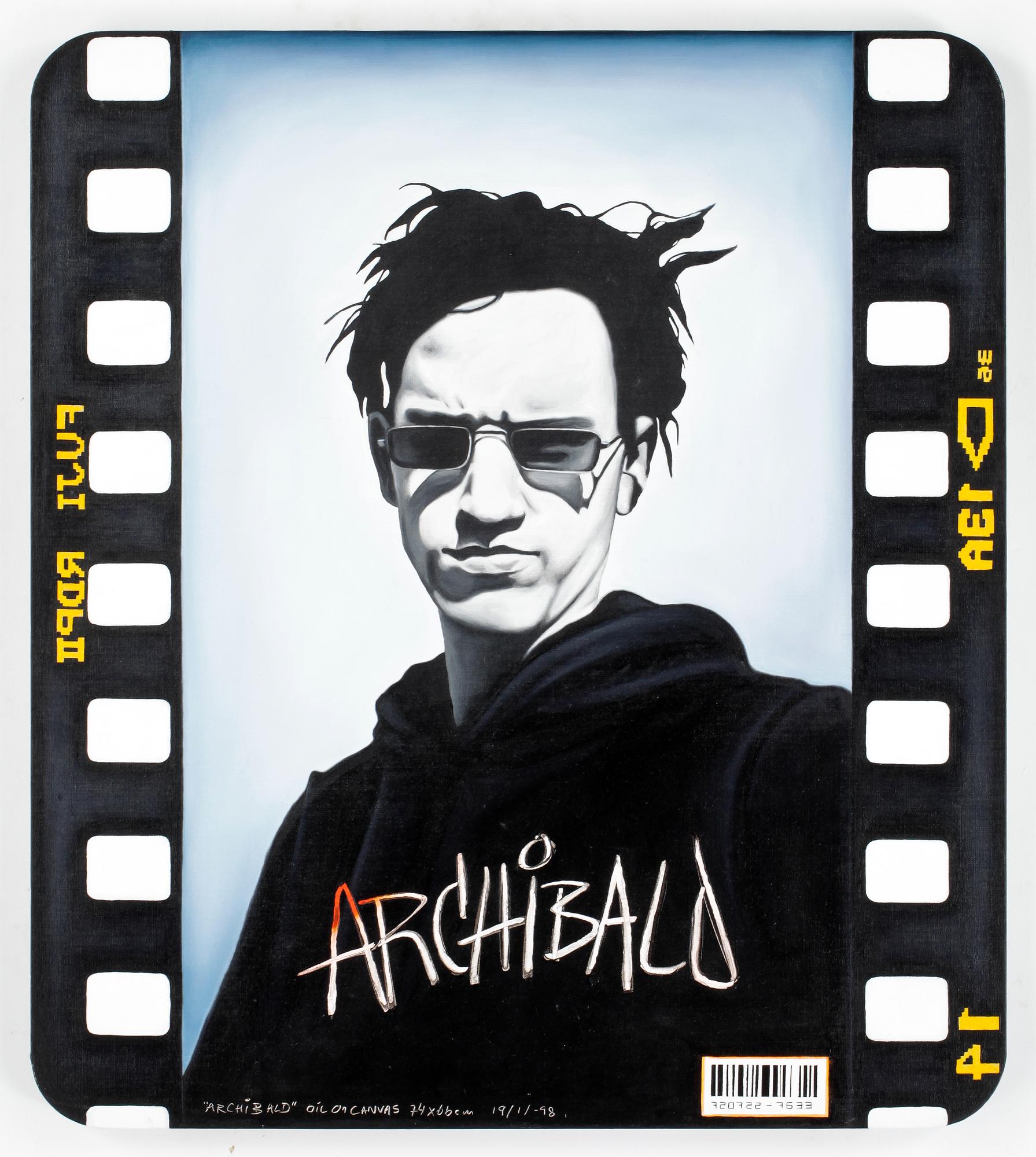 OKÄND KONSTNÄR, olja på duk, bär signatur, dat 19/1/-98.