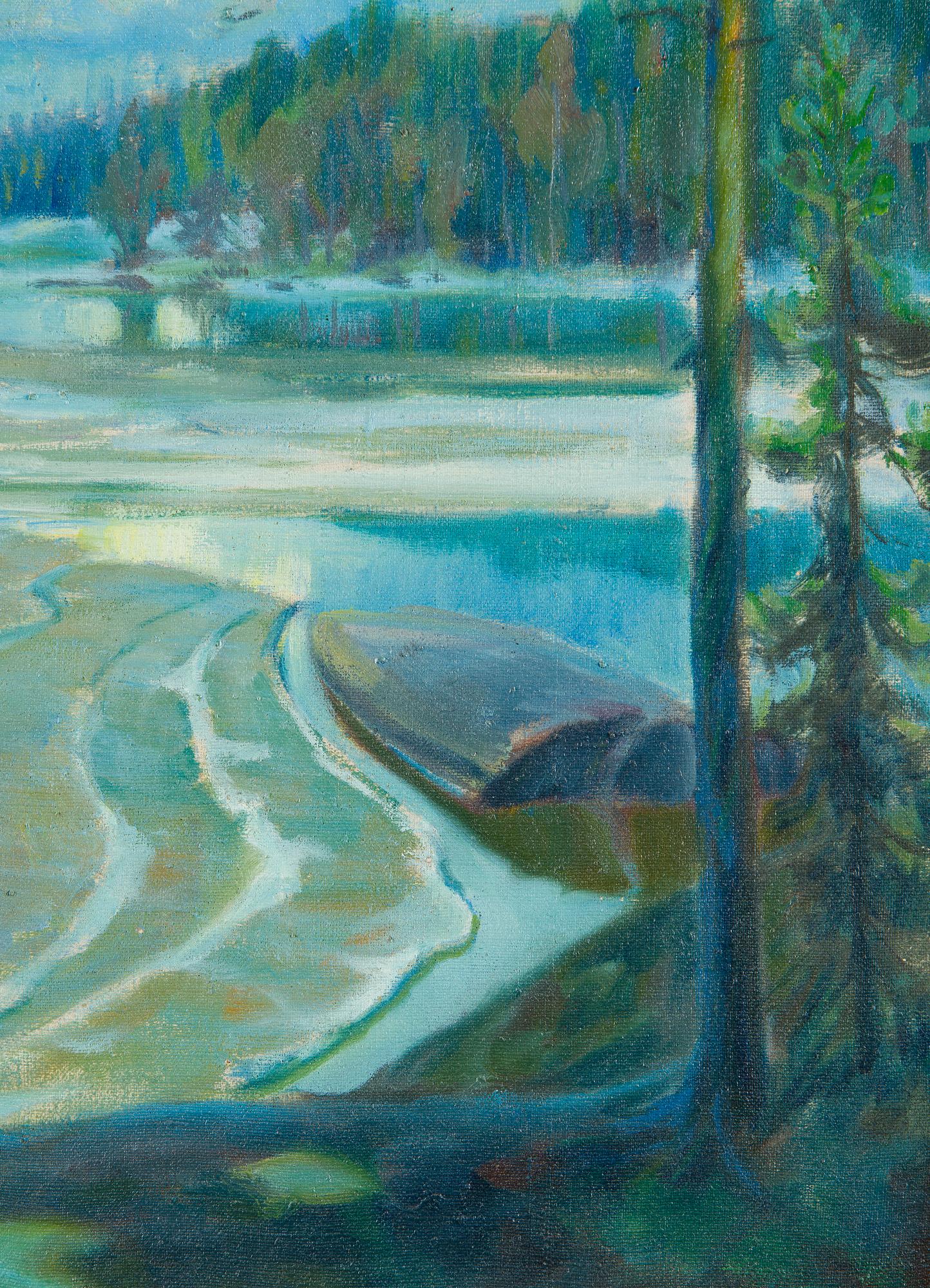 Jon Oscar Esti, Iltahämärä rannalla.