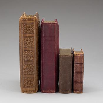 FOTOALBUM, 4 st, omkring 1900.