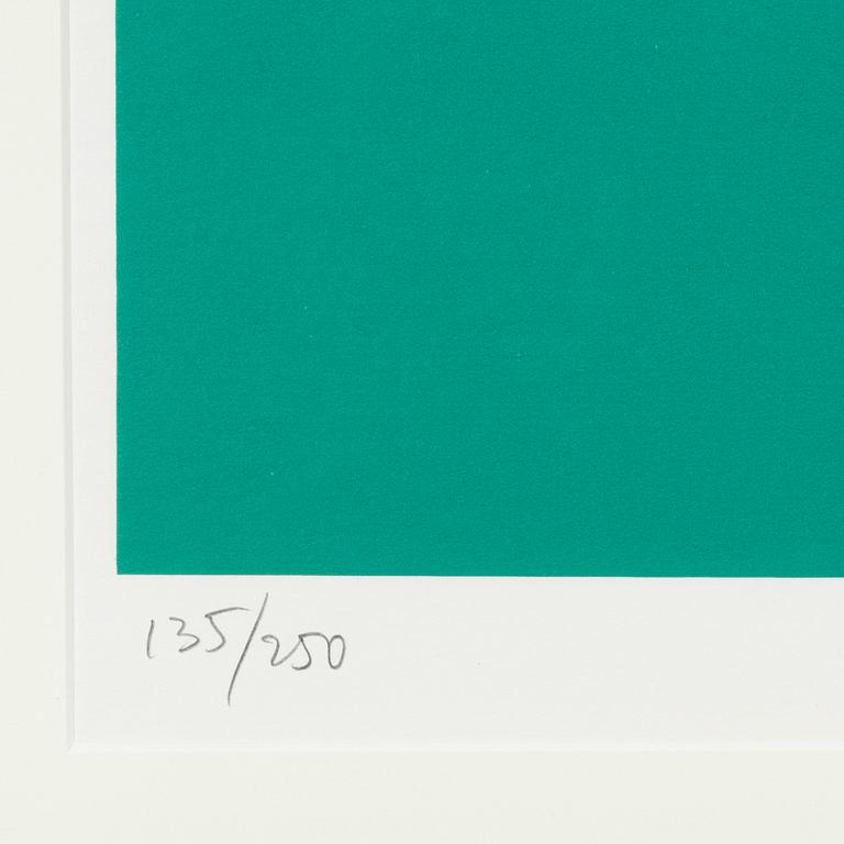 Franco Costa, silkscreen in colours, signed 135/250.