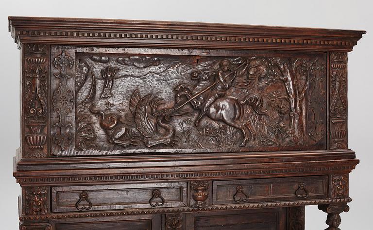 A Baroque cabinet, possibly Germany, around 1700.