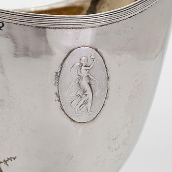 Joachim Silfverkloth, a silver cream jug, Pietarsaari, around year 1800 (master active 1797-1810).