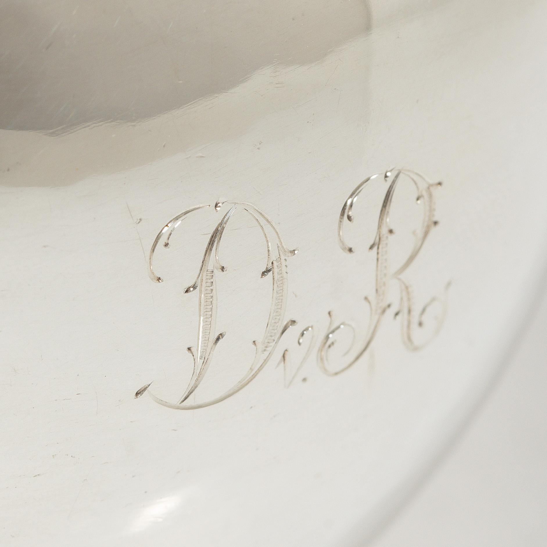 Georg Jensen, a set of four pieces tea and coffee service, sterling silver, design Johan Rohde, 533 and 787, Copenhagen.