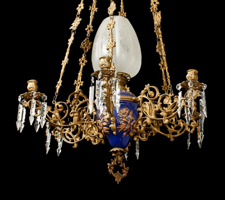 TAKFOTOGENLAMPA, sent 1800-tal. Diam 60.