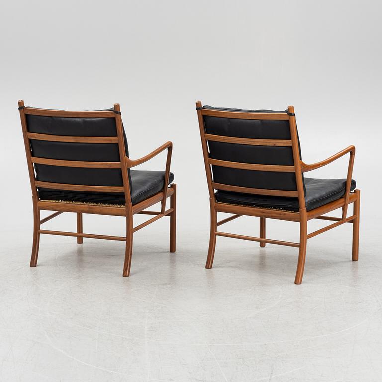 Ole Wanscher, fåtöljer, ett par, "Colonial Chair OW 149", Carl Hansen & Son, Danmark.