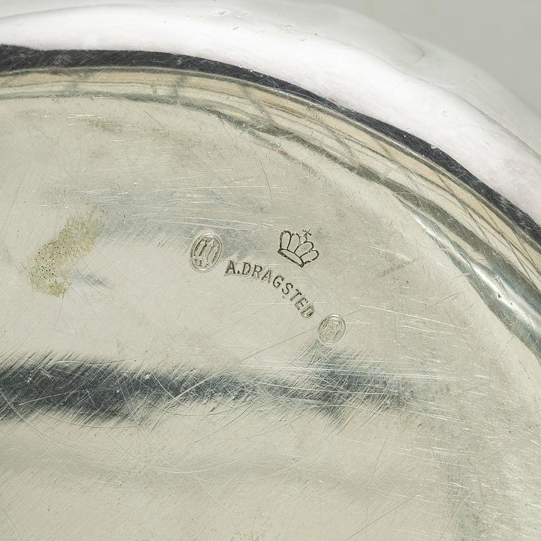 A Dragsted, a silver pot, Copenhagen, Denmark, 1919.