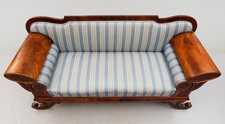 SOFFA, senempire, 1800-talets mitt.