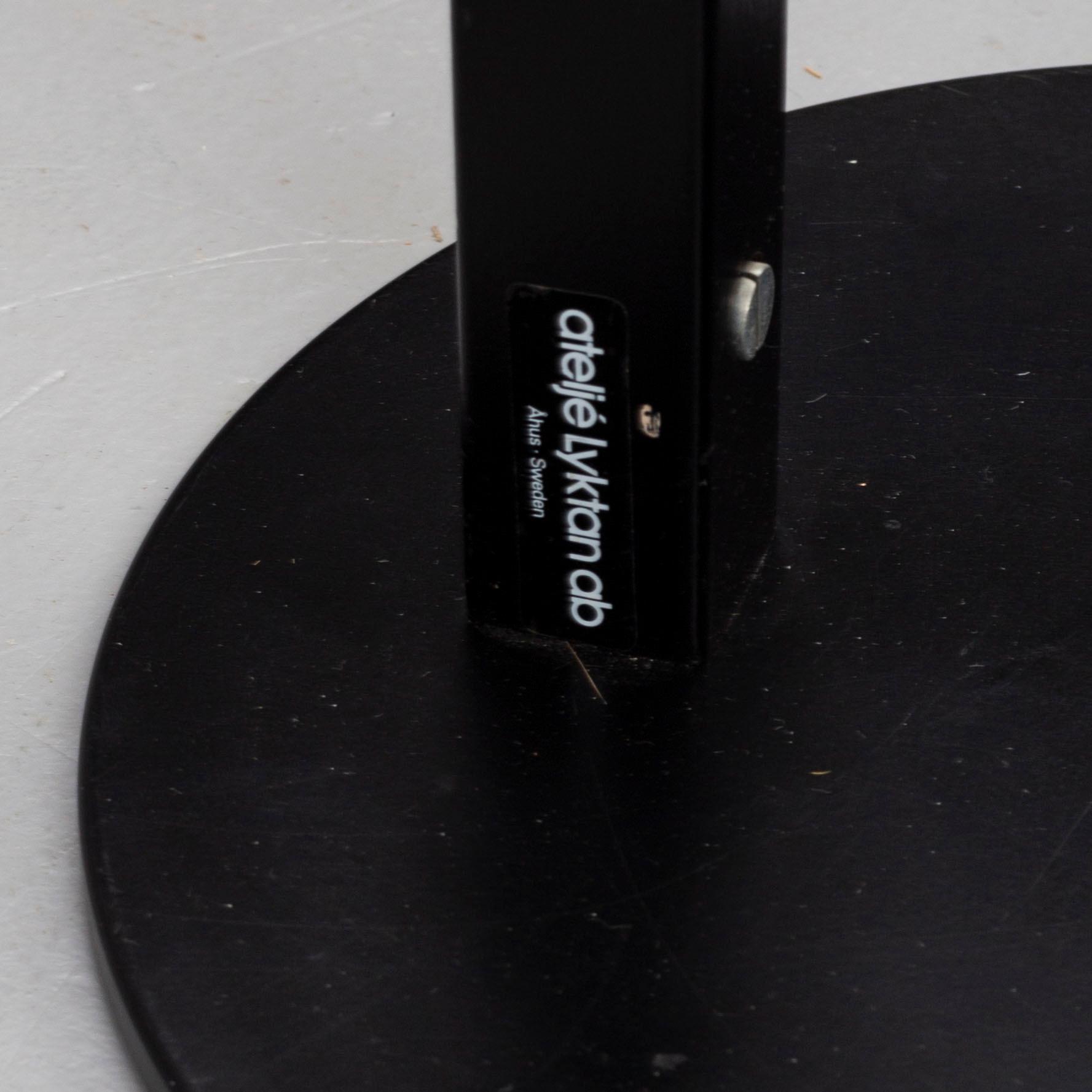 LARS BESSFELT, a pair of 'Hockey' floor lamps, Ateljé Lyktan, Åhus. Model designed 1986.