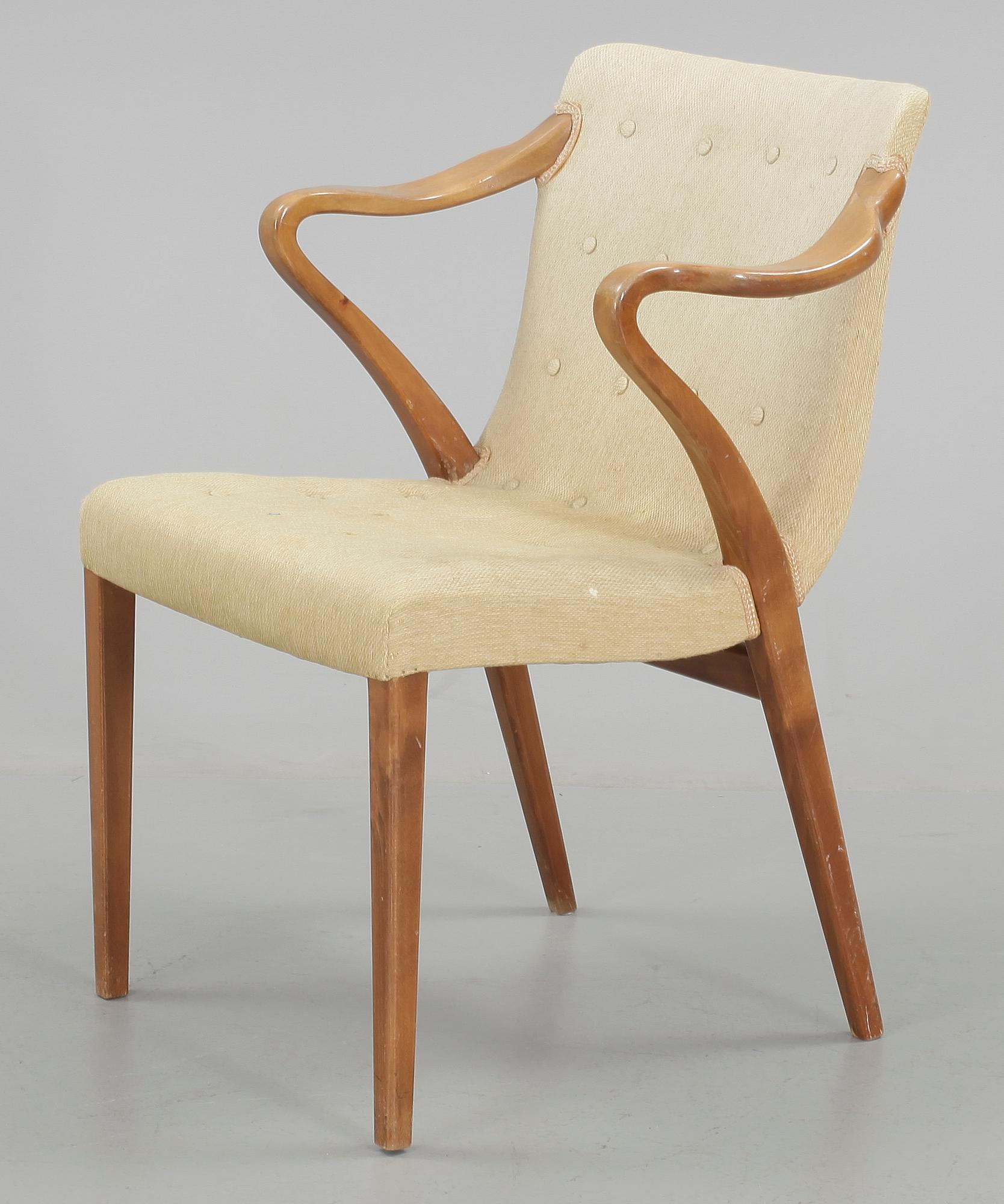 KARMSTOL, Axel Larsson för Bodafors. Formgiven 1935.