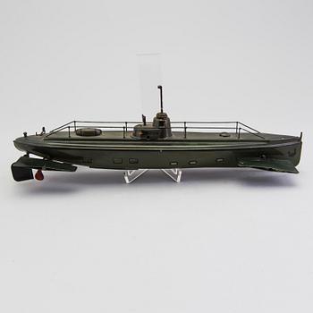 A tinplate Gebrüder Märklin 5081/41 submarine, Germany, 1910/20s.