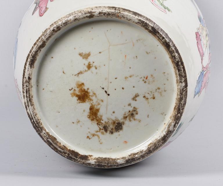 GOLVVAS, porslin, Kina, 1800/1900-tal.