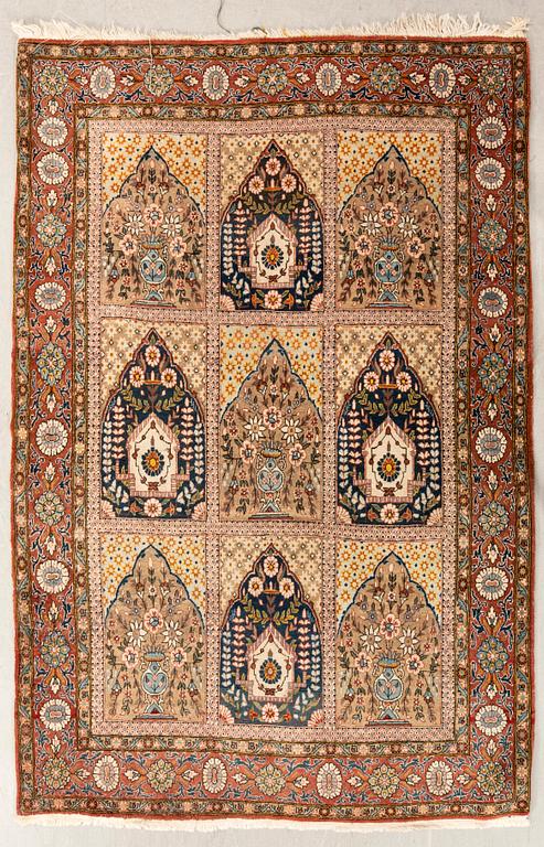 Carpet Oriental semi-antique approx. 205x140 cm.
