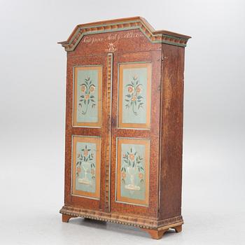 A cabinet, Värmland, dated 1851.