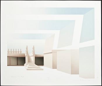 RICHARD DAVIES, färgserigrafi, signerad och numrerad 130/175, daterad 81-83.