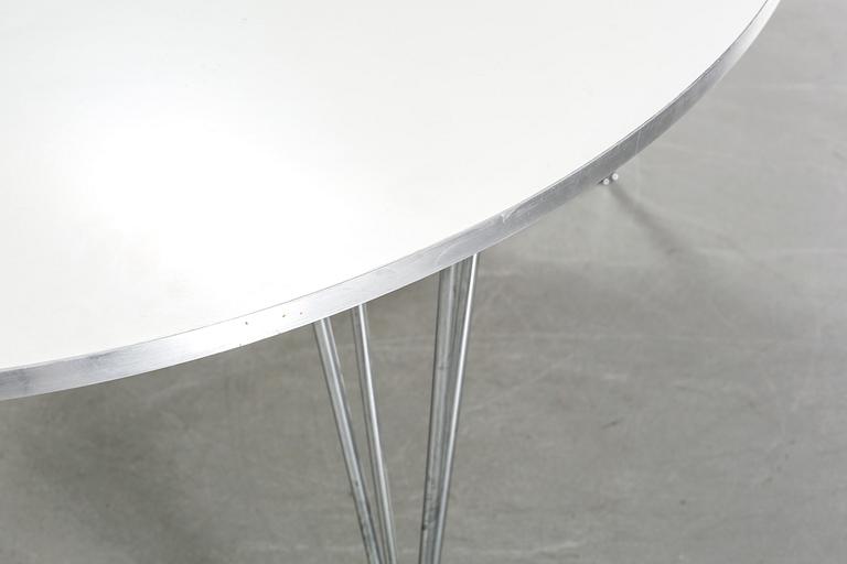 BRUNO MATHSSON & PIET HEIN, bord, "Superellips", Fritz Hansen, 1987.