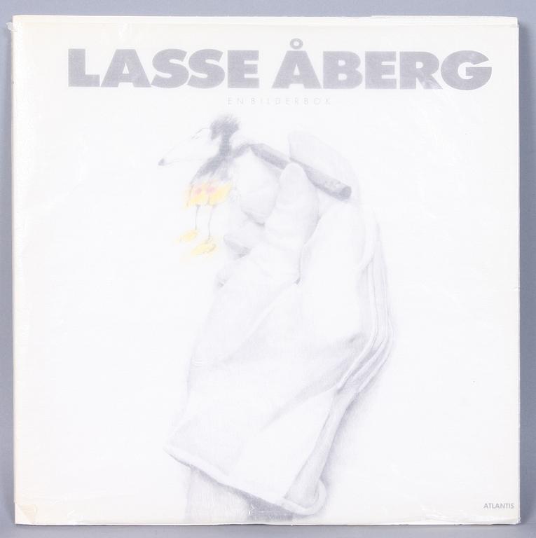 LASSE ÅBERG, färglitografi sign, samt BILDERBOK, Atlantis.