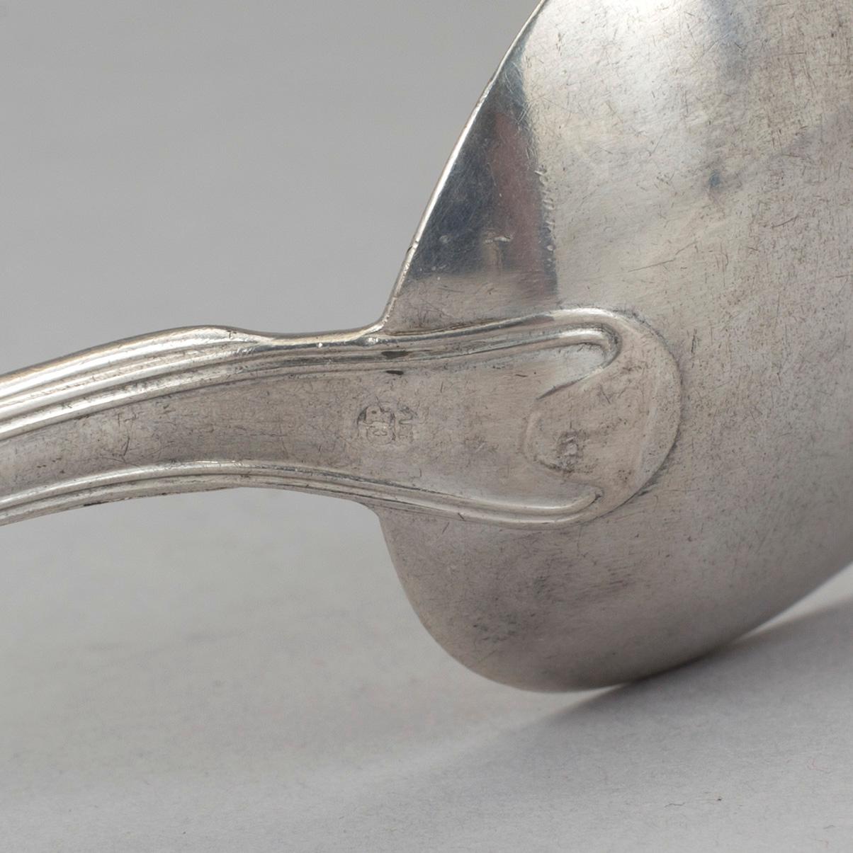 RAGUSKED, silver, V Christesen, Köpenhamn, otydlig årtalsbeteckning, ca år 1900. Tot vikt 82 gram.