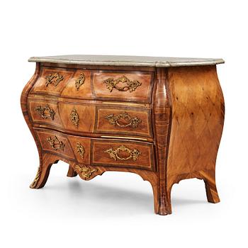 8. A Swedish Rococo commode attributed to J Neijber.