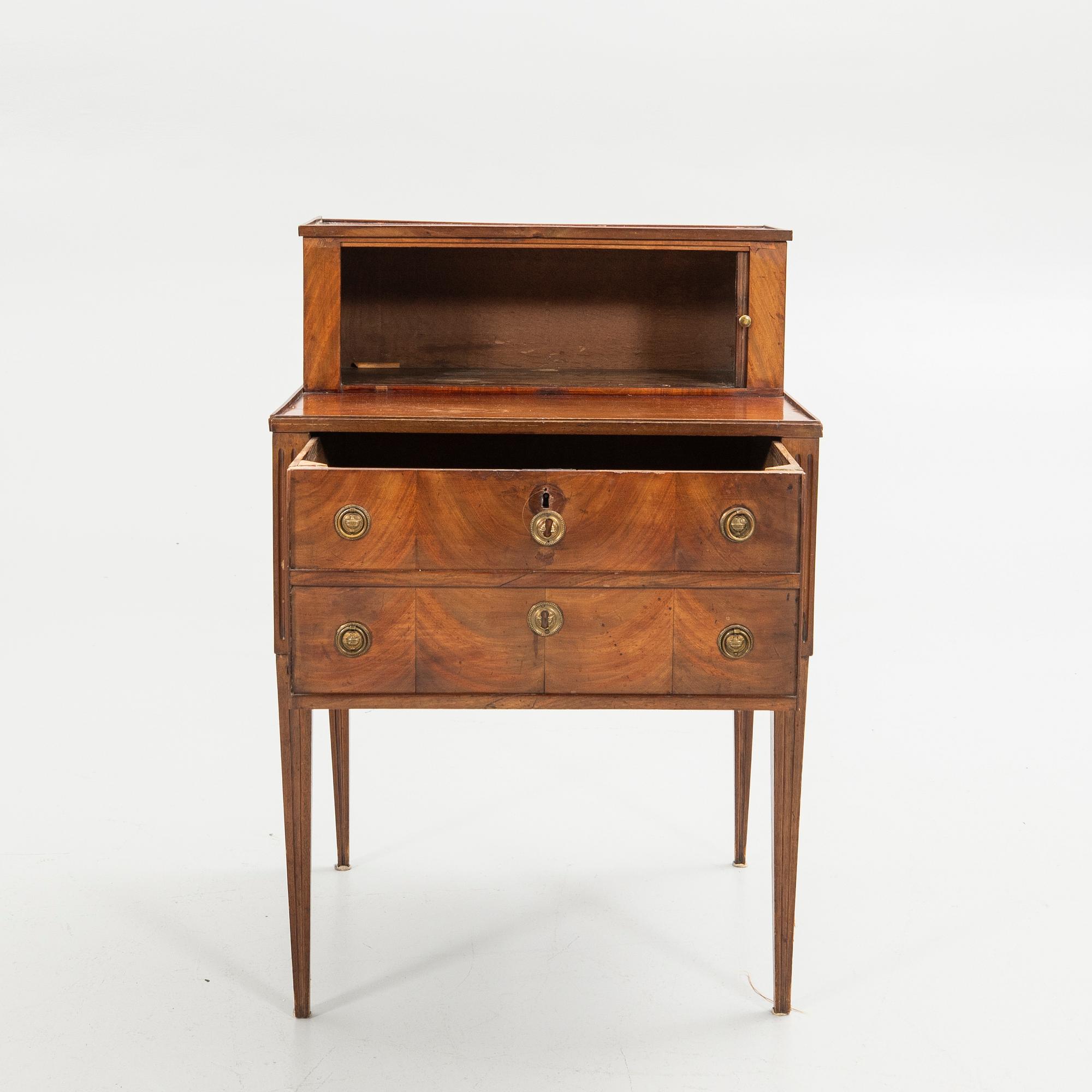 Writing desk, late Gustavian, circa 1800.