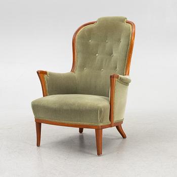 Carl Malmsten, a 'Vår fru' armchair, AB O.H. Sjögren, Tranås.