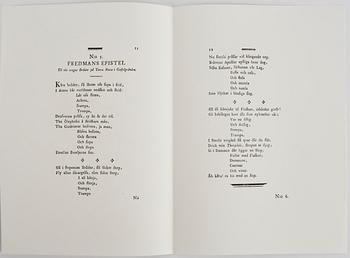 Peter Dahl, "Carl Michael Bellman: Fredmans Epistlar".