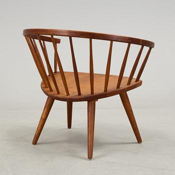 YNGVE EKSTRÖM, an "Arka" armchair. Second half of the 20th century.