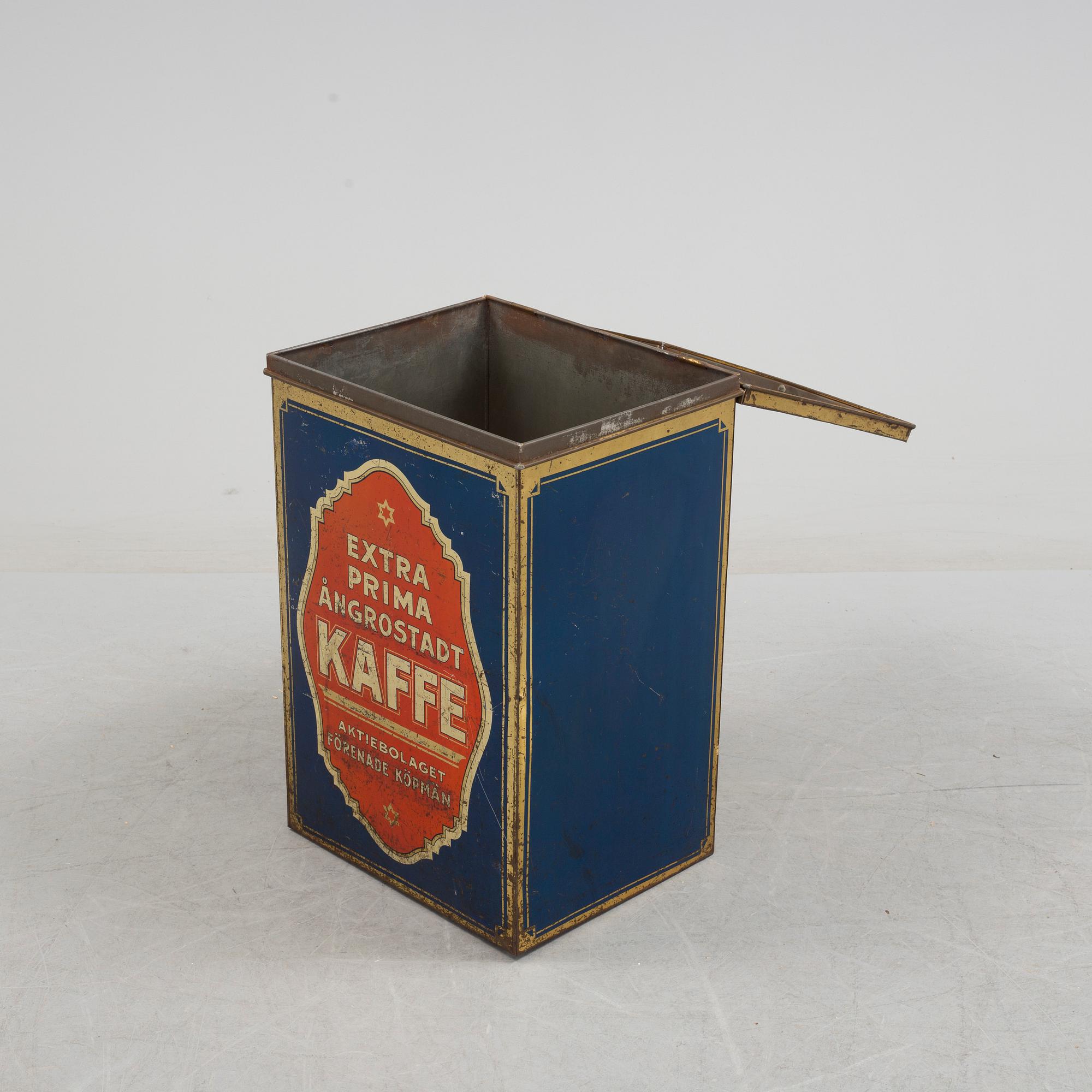 An early 20th Century tin can.