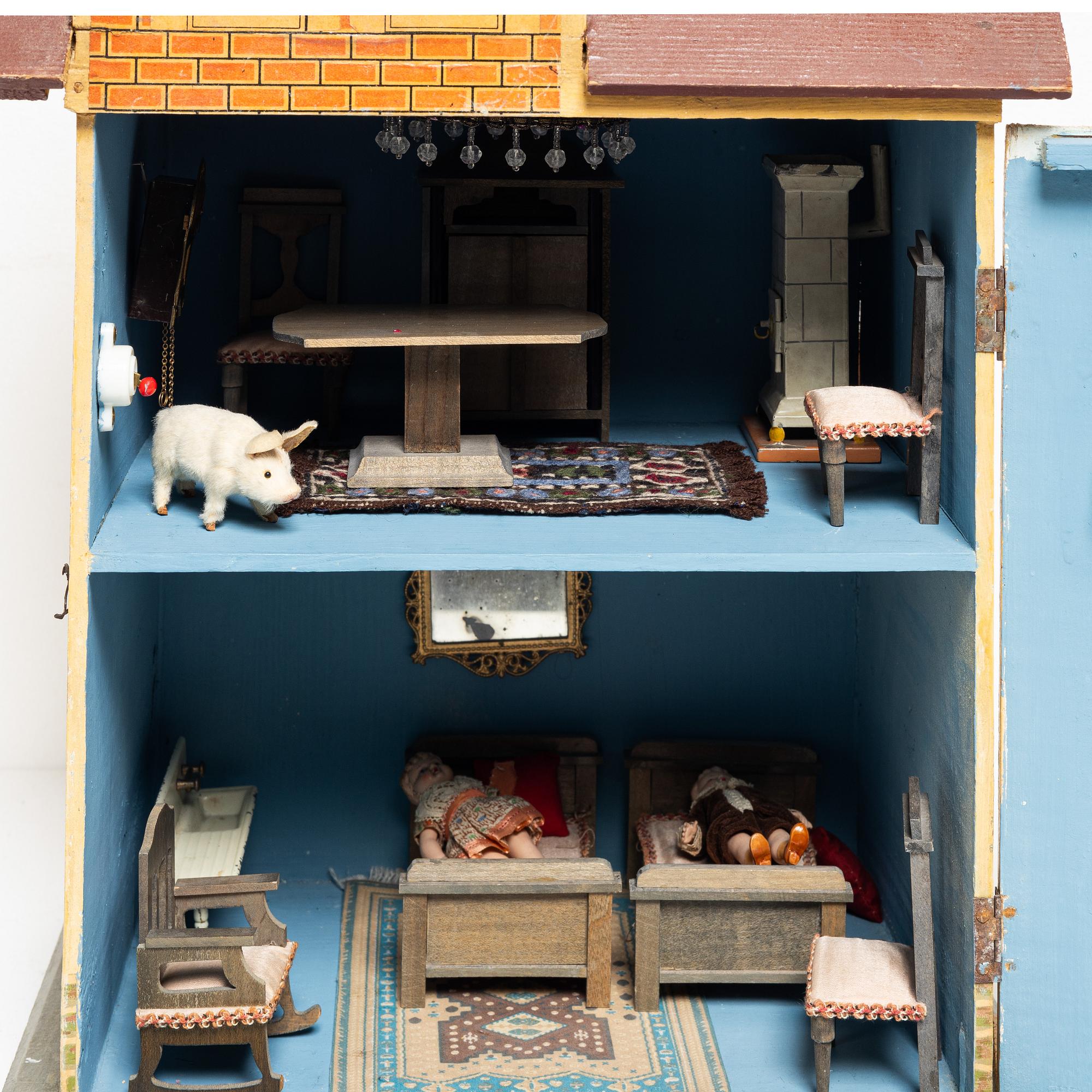 Moritz Gottschalk, dollhouse, Germany, early 20th century.