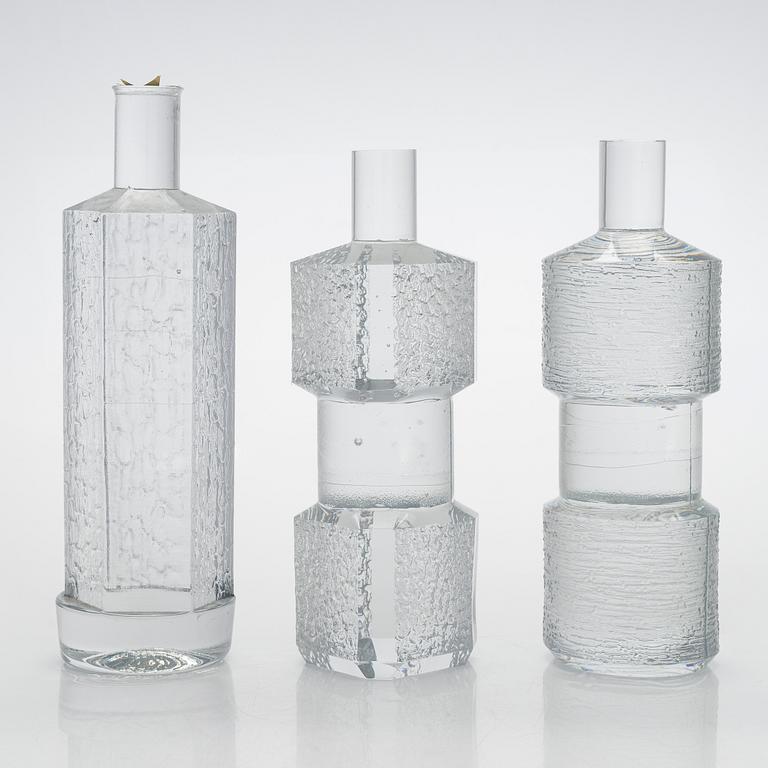 Timo Sarpaneva, a set of six prototypes signed Original Design Timo Sarpaneva 1976 Iittala.