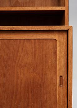 HANS J WEGNER & BØRGE MOGENSEN, bokhyllor 1 par, Johannes Hansen, Danmark, 1940-tal.