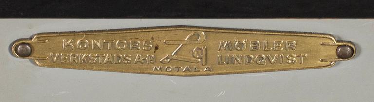 INDUSTRISKRIVBORD, metall, Kontorsmöbler Verkstads AB Lindqvist Motala.