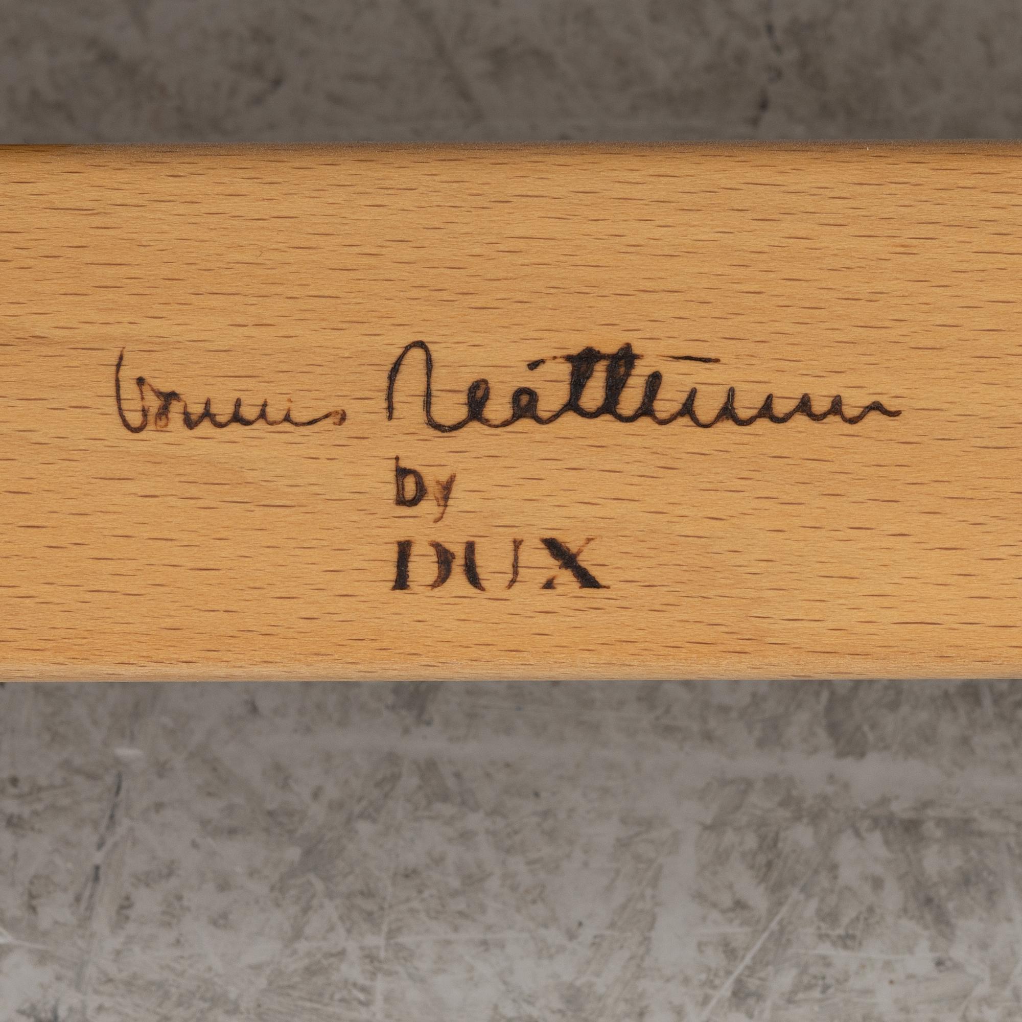 Bruno Mathsson, Fåtölj med fotpall, "Pernilla", Dux, 1900-talets andra hälft.