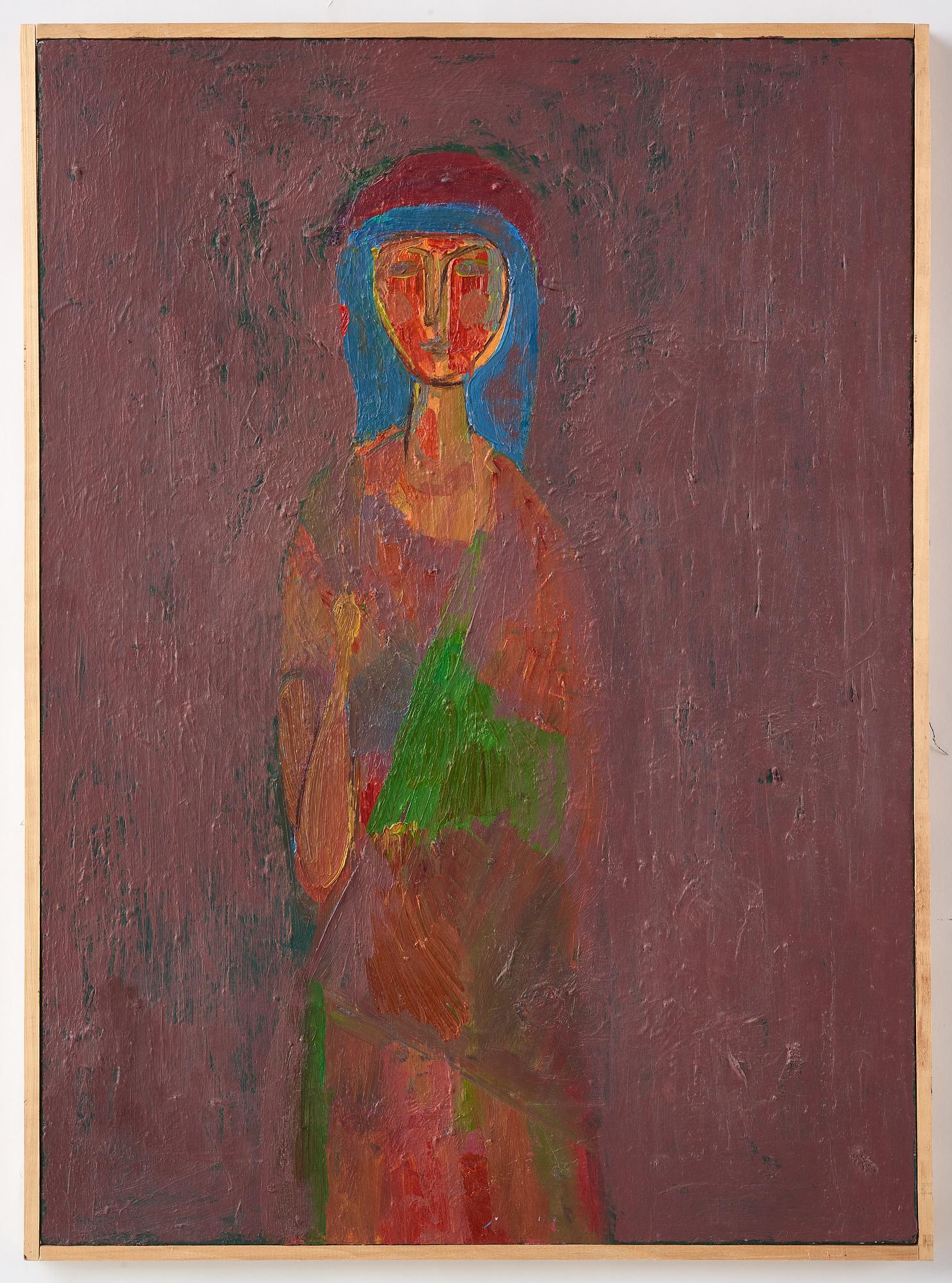 Oleg Kuznetsov, oil on canvas, verso signed and dated 1993.