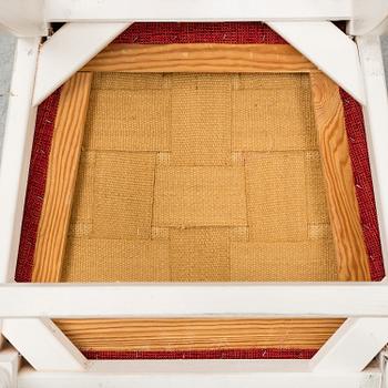 Eight late 20th century Gustavian style chairs.