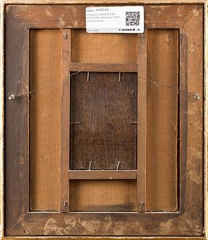 JOHAN CHRISTOFFER BOKLUND, tillskriven 1879, olja på pannå.