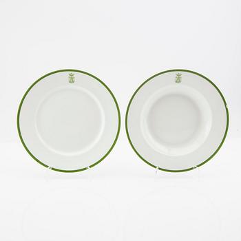 Servis 49 dlr Gustavsberg omkring 1900, porslin.