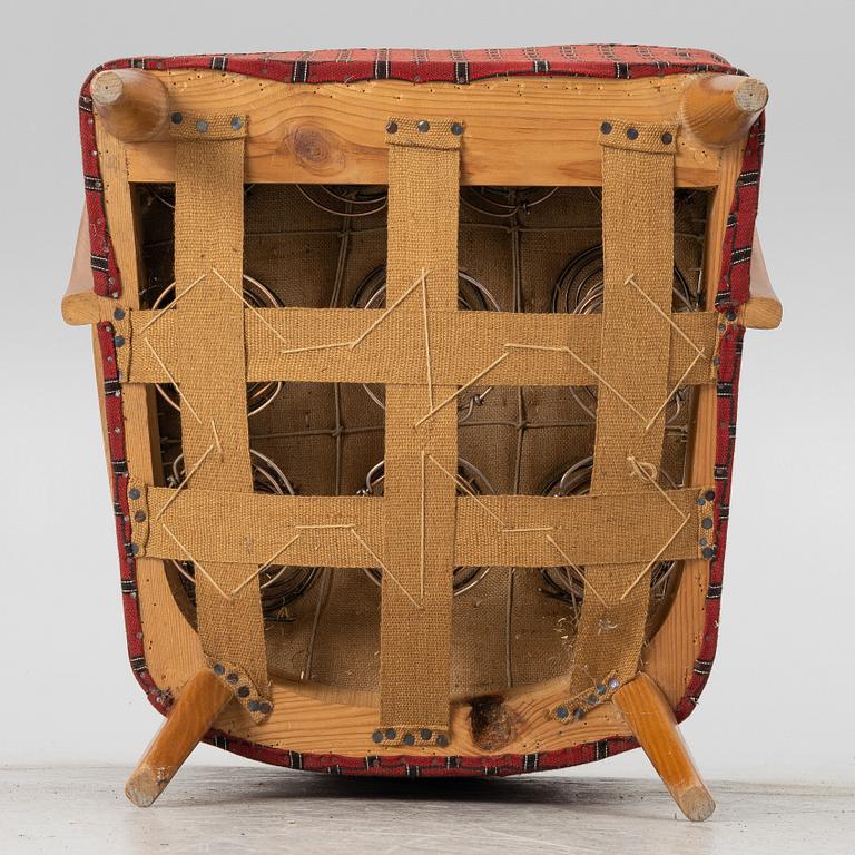 A pair of armchairs, first half of the 20th century, Swedish Modern.