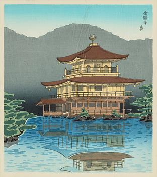 Tomikichirō Tokuriki, a set of nine woodblock prints in colours, 20th Century.