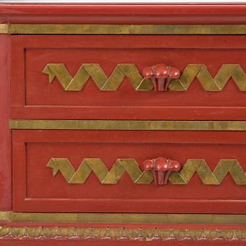 Otto Schulz, a pair of Swedish Grace console tables, Boet, Gothenburg, 1920s.