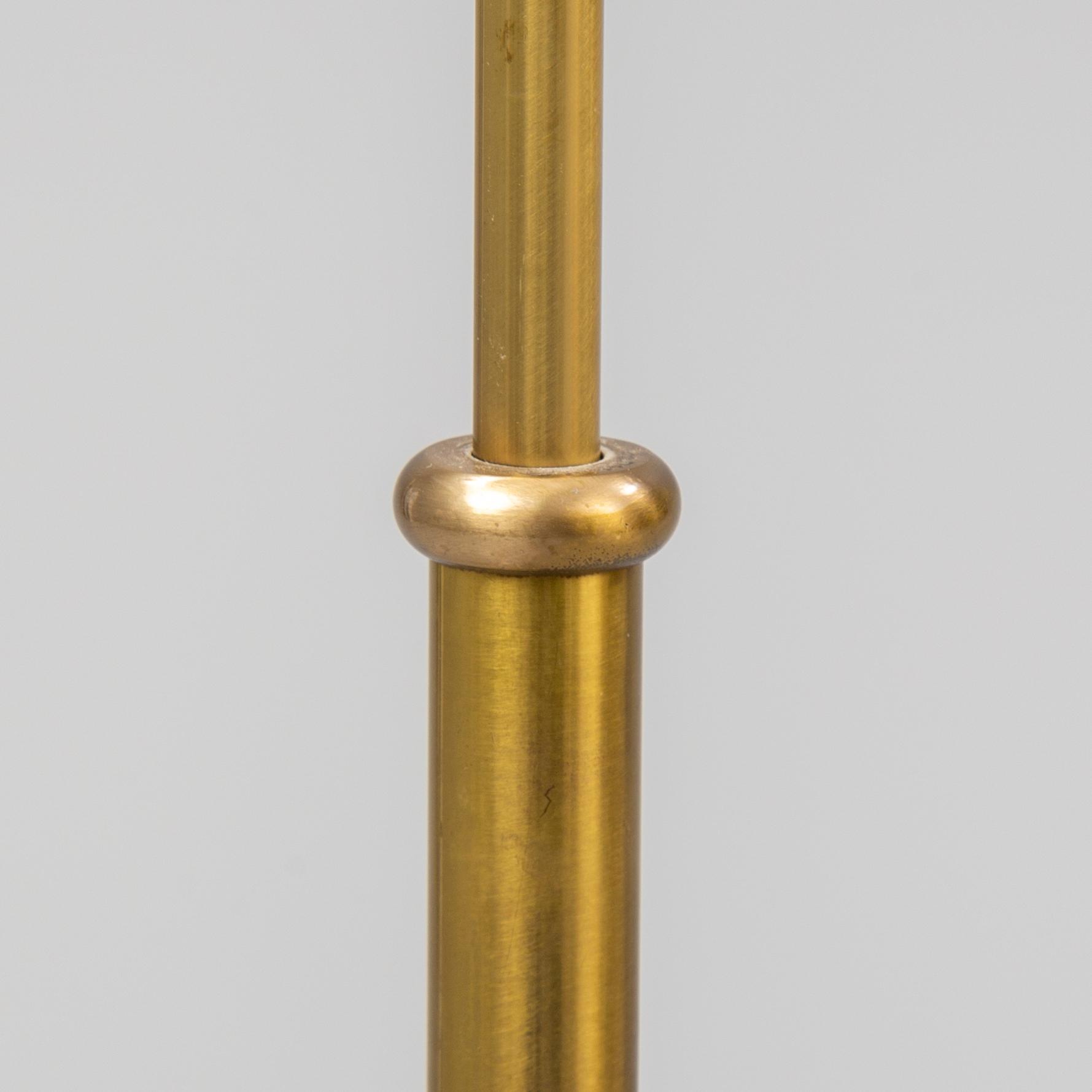 JOSEF FRANK, a model G2326 brass floor light, Svenkst Tenn, Sweden, model G2326.